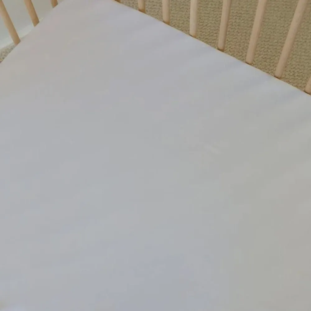 100% Organic Bamboo Fitted Sheet - White