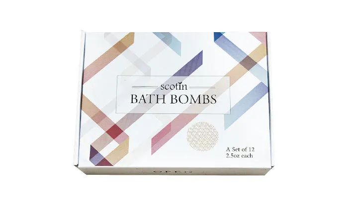 12 Piece Bath Bombs Gift Set