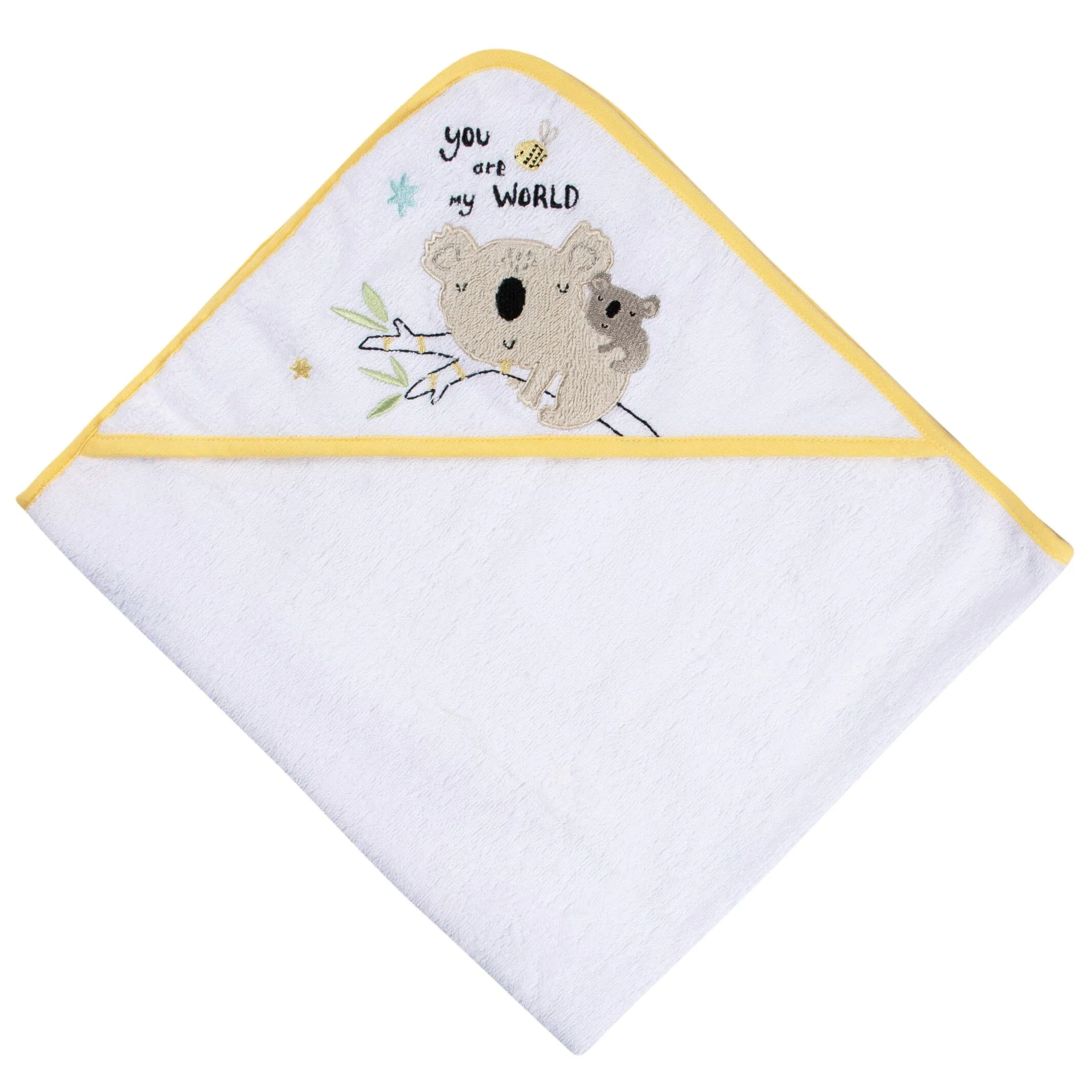 2-Pack Baby Neutral Little Animals Hooded Towel