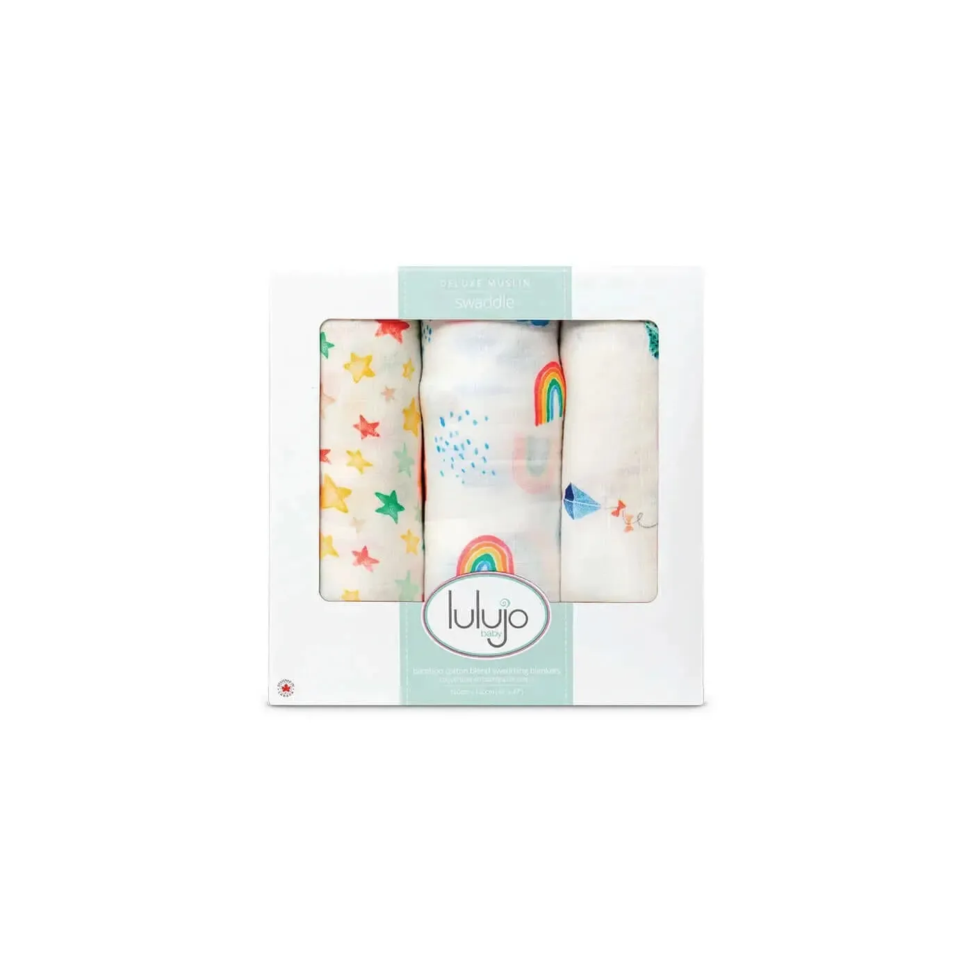 3 Pack of Bamboo Swaddle - High In The Sky | Lulujo