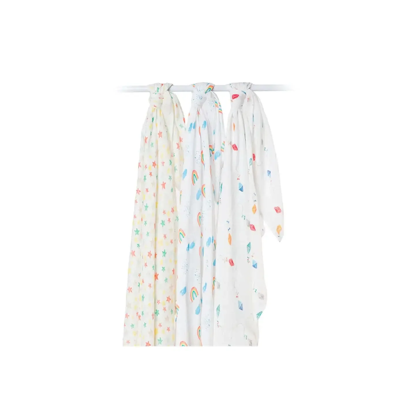 3 Pack of Bamboo Swaddle - High In The Sky | Lulujo