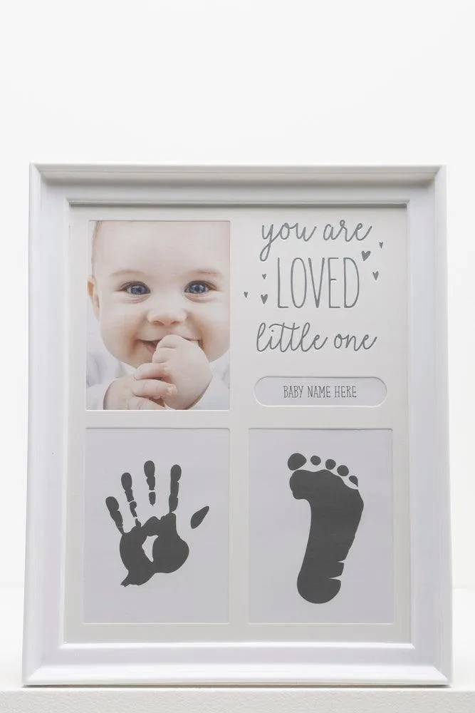 Abc Baby Milestone Frame White