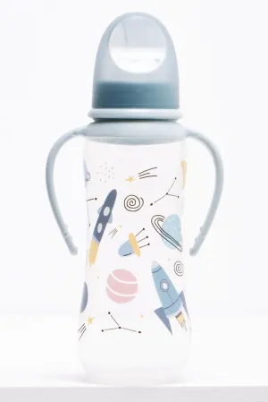 Abc Space Bottle With Handle Blue