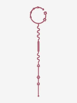 Adjustable Teether and Pacifier Clip in Pink