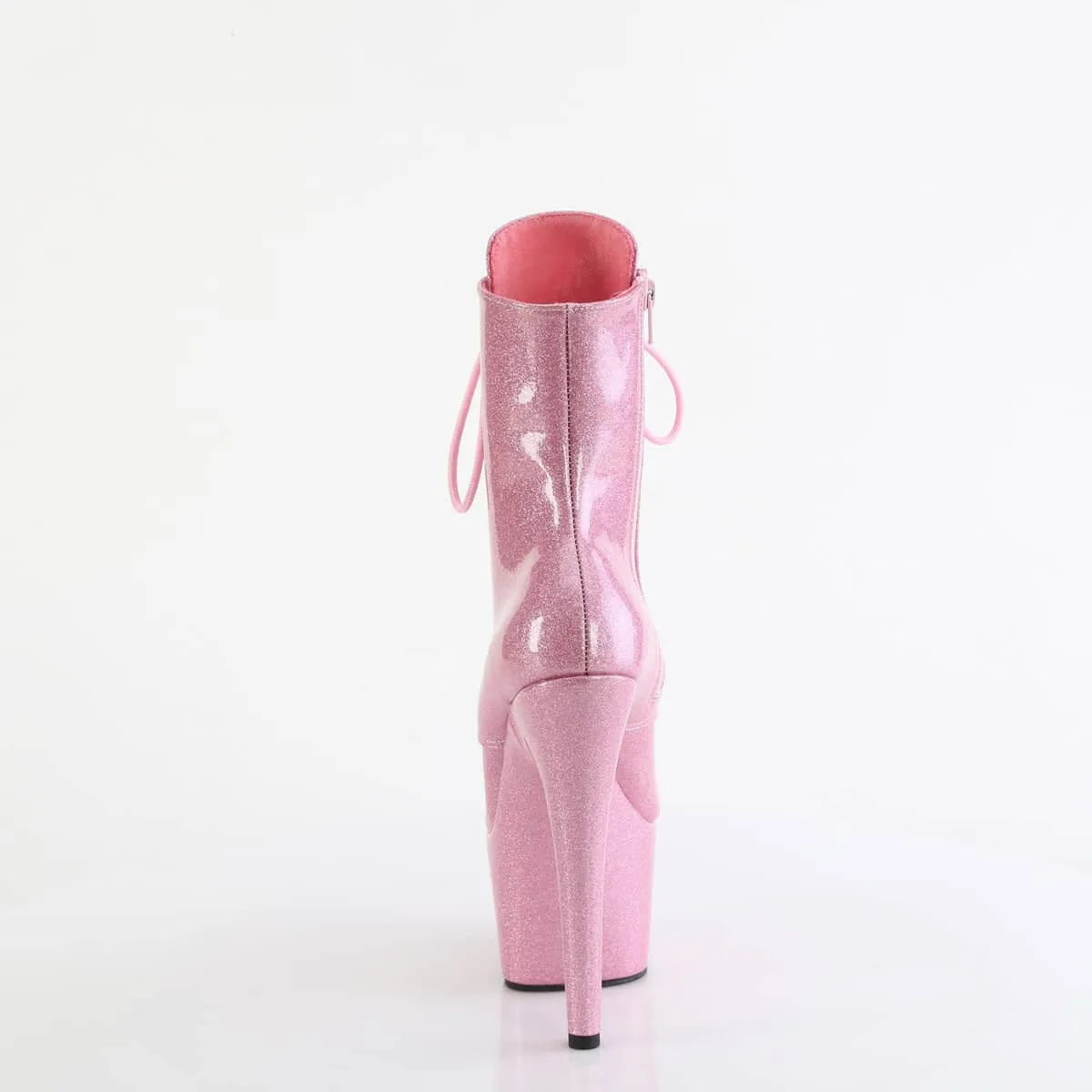 ADORE-1020GP Baby Pink Glitter Calf High Boots