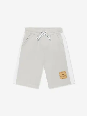 Aigner Baby Boys Logo Bermuda Shorts in Grey