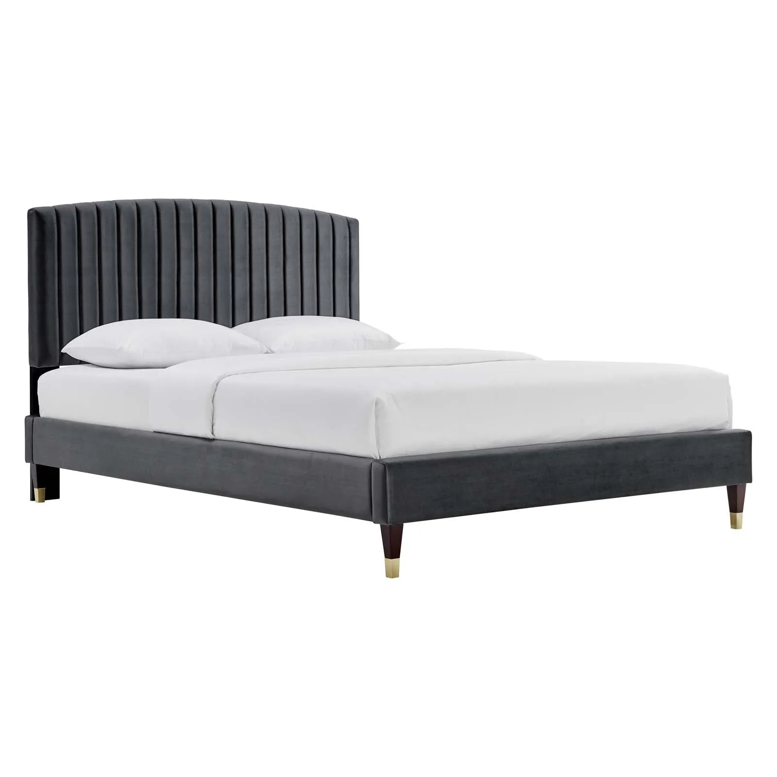 Alessi Performance Velvet Platform Bed by Modway