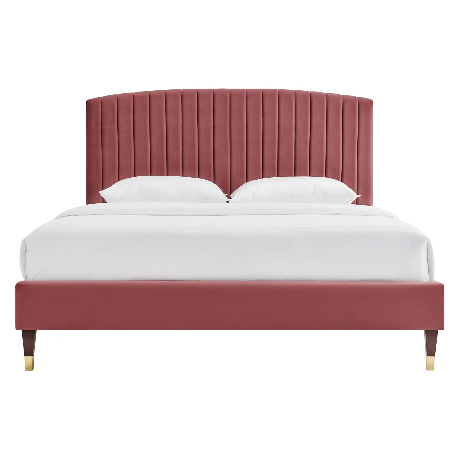 Alessi Performance Velvet Platform Bed by Modway