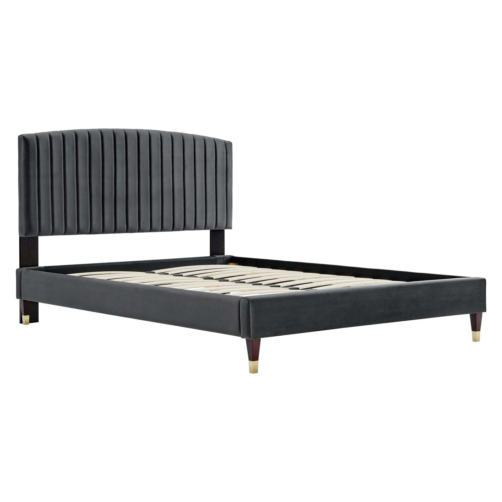 Alessi Performance Velvet Platform Bed by Modway