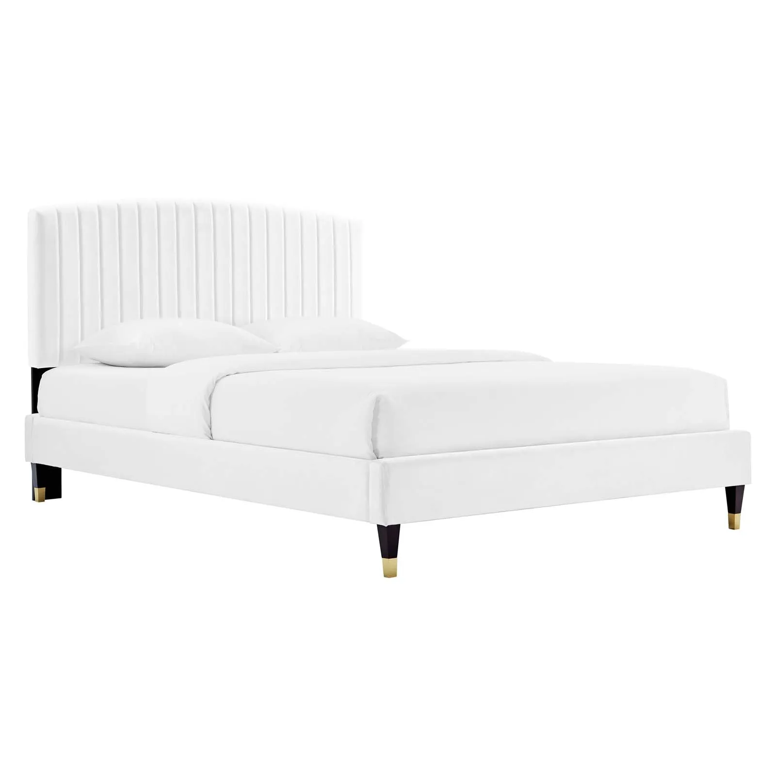 Alessi Performance Velvet Platform Bed by Modway