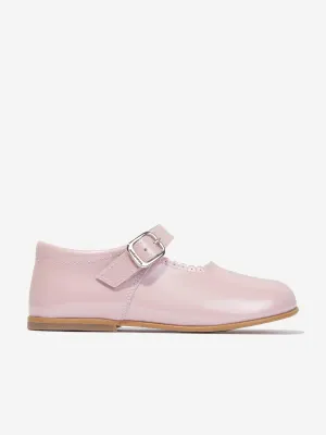 Andanines Girls Patent Leather Mary Jane Shoes in Pink