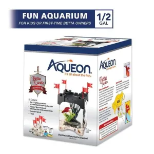 Aqueon Betta Castle Kits 0.5 gal