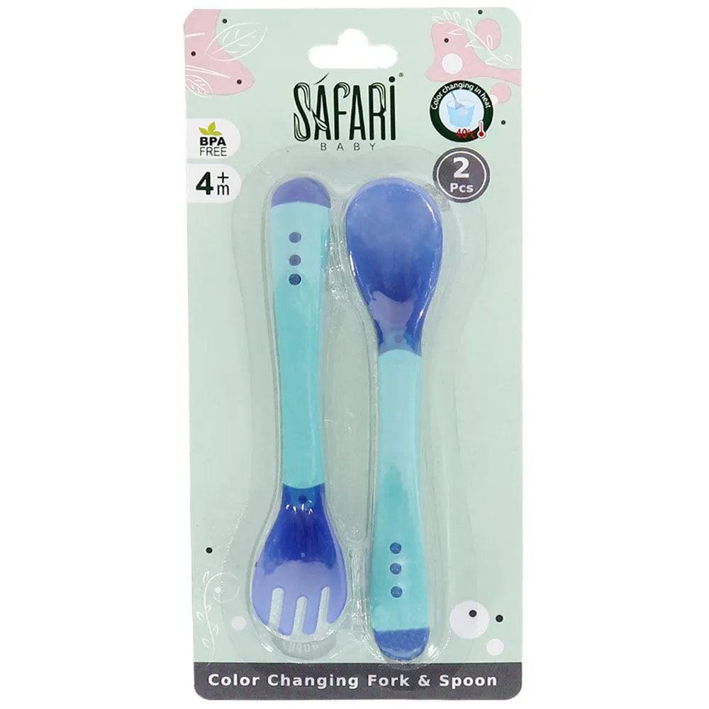 Baby Color Changing Feeding Spoon & Fork | 2 Pcs |