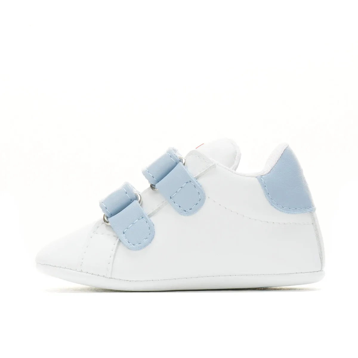 Baby Shoe - White/Light Blue