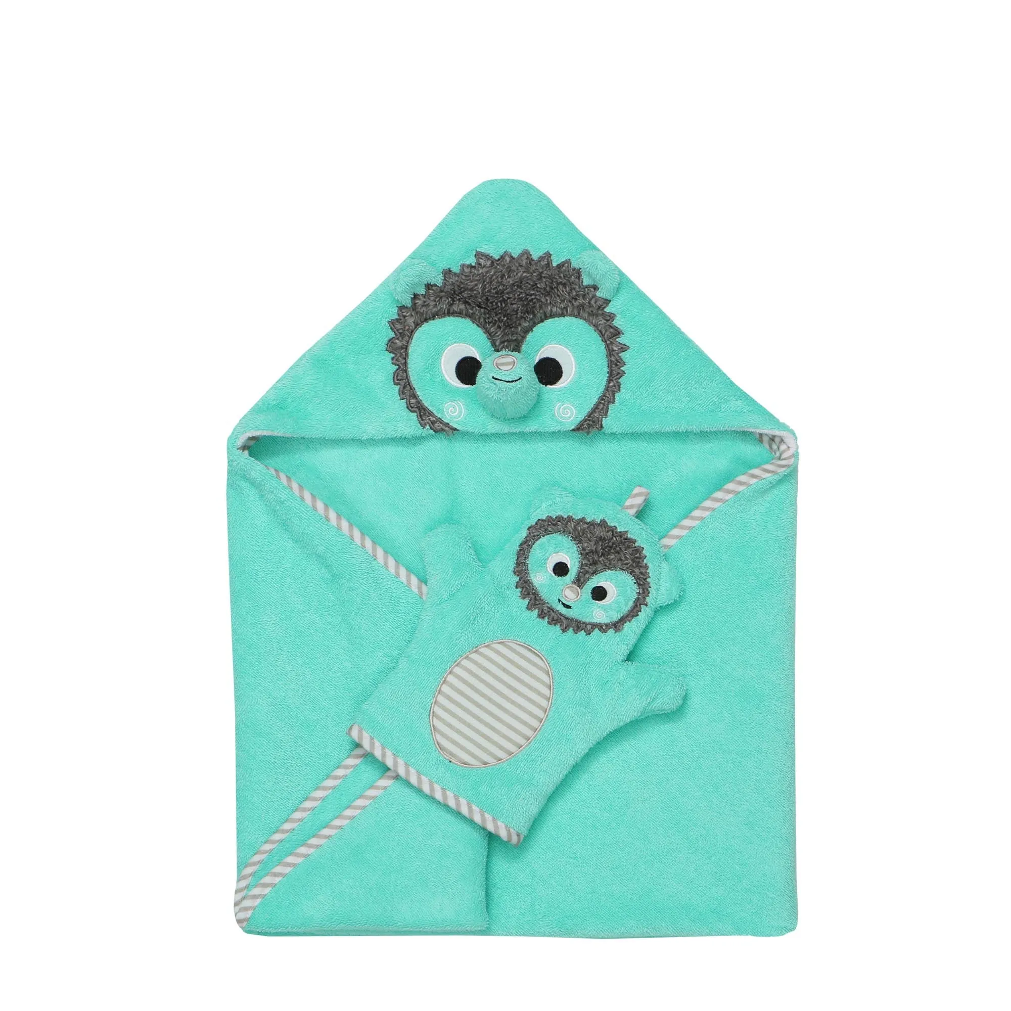 Baby Snow Terry Bath Mitt - Harriet the Hedgehog