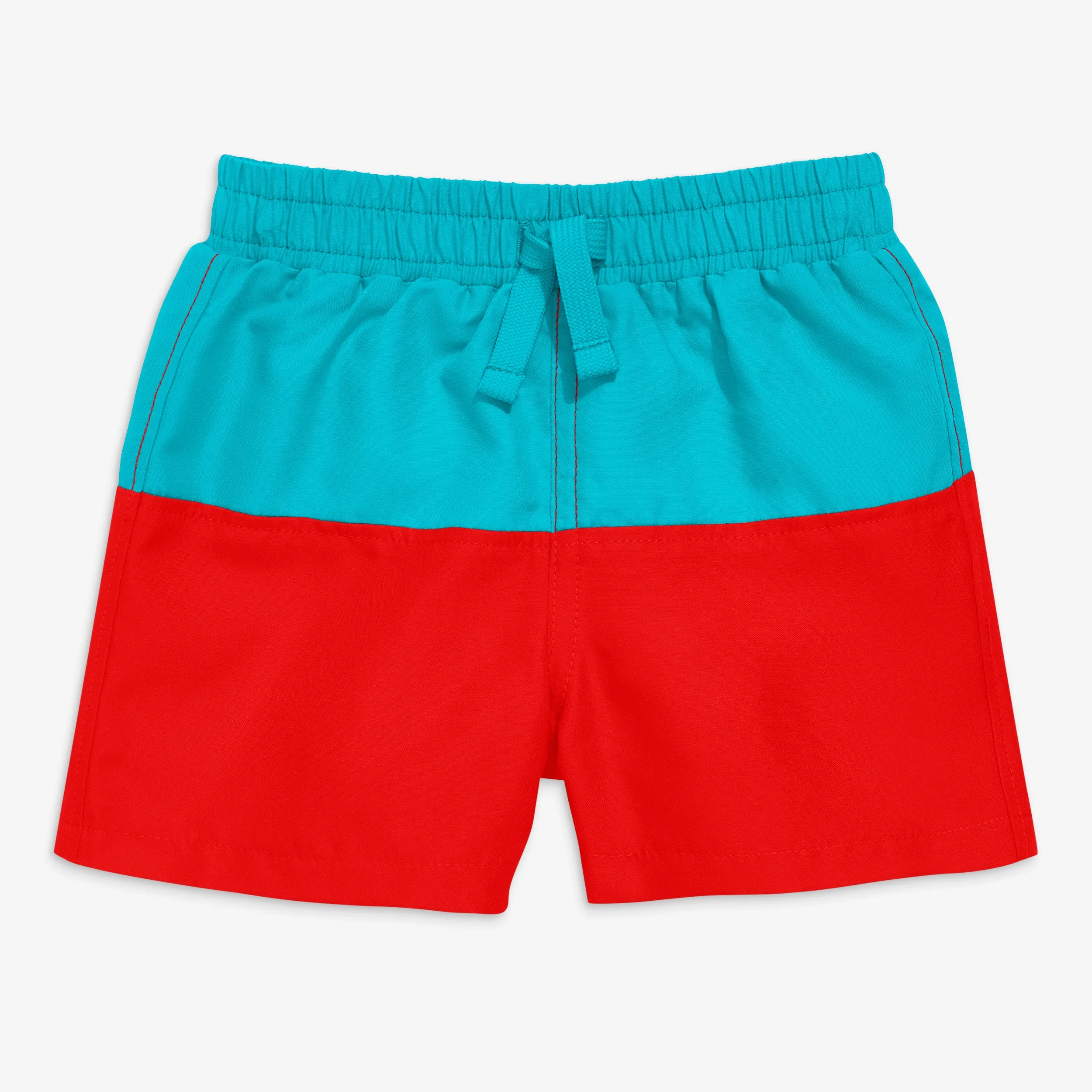 Baby swim trunk in color blocking