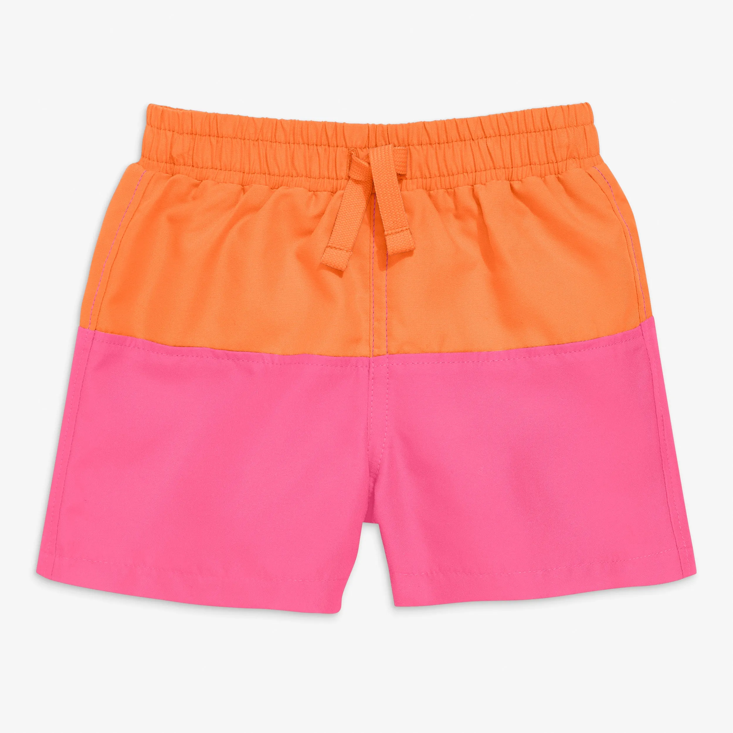 Baby swim trunk in color blocking