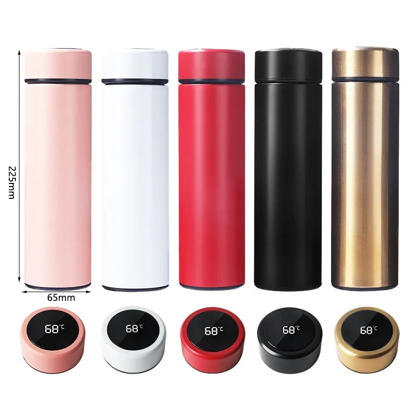 Beach-Perfect Smart Water Flask – Stainless Steel Thermos