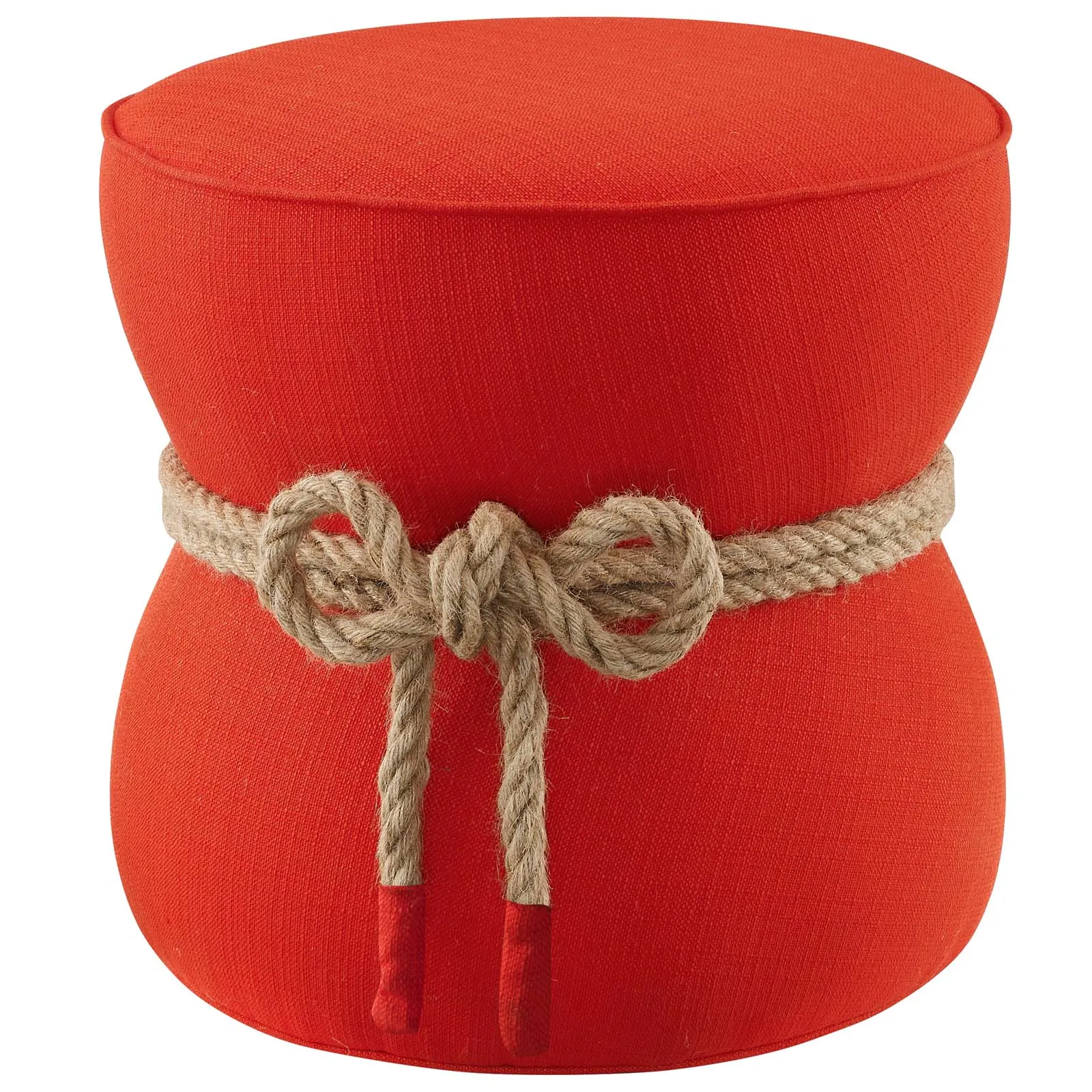 Beat Nautical Rope Upholstered Fabric Ottoman by Modway