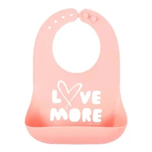 bella tunno silicone wonder bib - love more