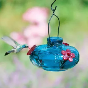 Bloom Calliope Hummingbird Feeder, Aqua