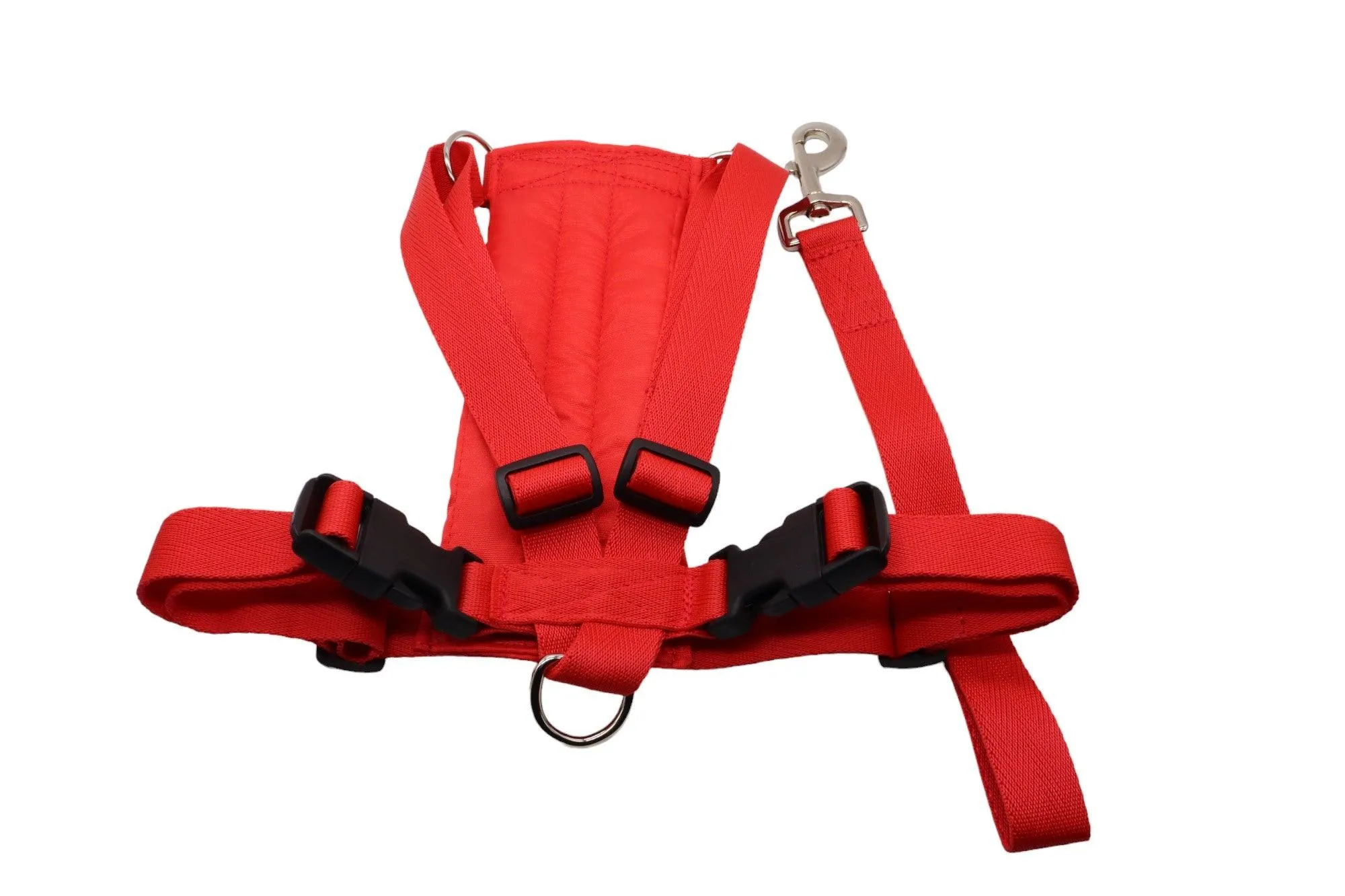 Car Safety Harness for Dogs - Fabric Dog Harness with Matching Handle