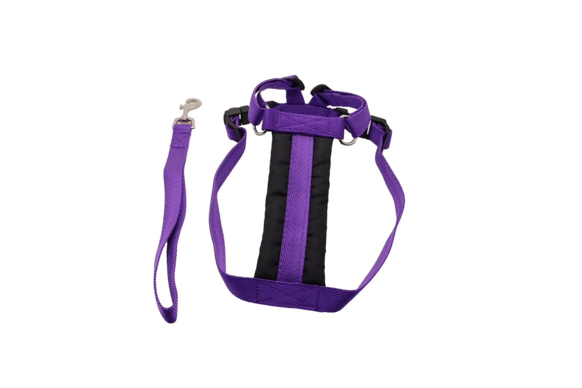 Car Safety Harness for Dogs - Fabric Dog Harness with Matching Handle