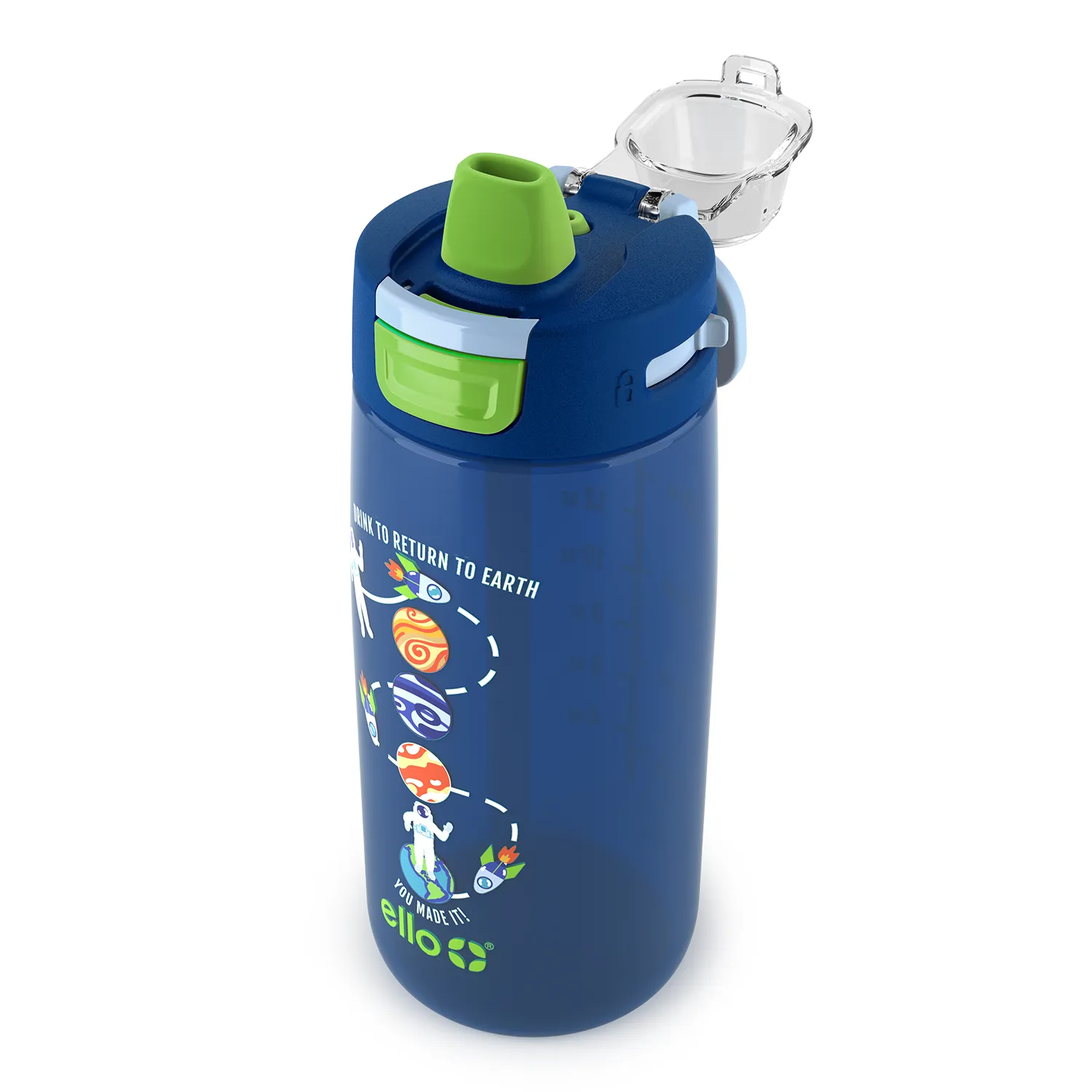 Colby 18oz Plastic Kids Hydration Tracking Bottle