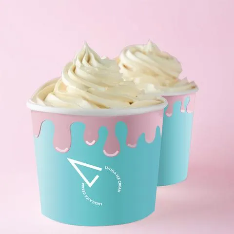 Custom Print Paper Yogurt Cups