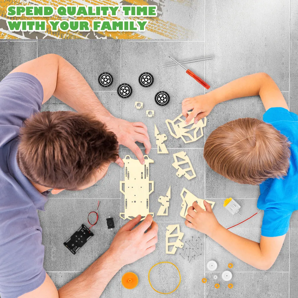 DIY Wood Craft Kit - Build & Paint Your Own Wooden Racing Car