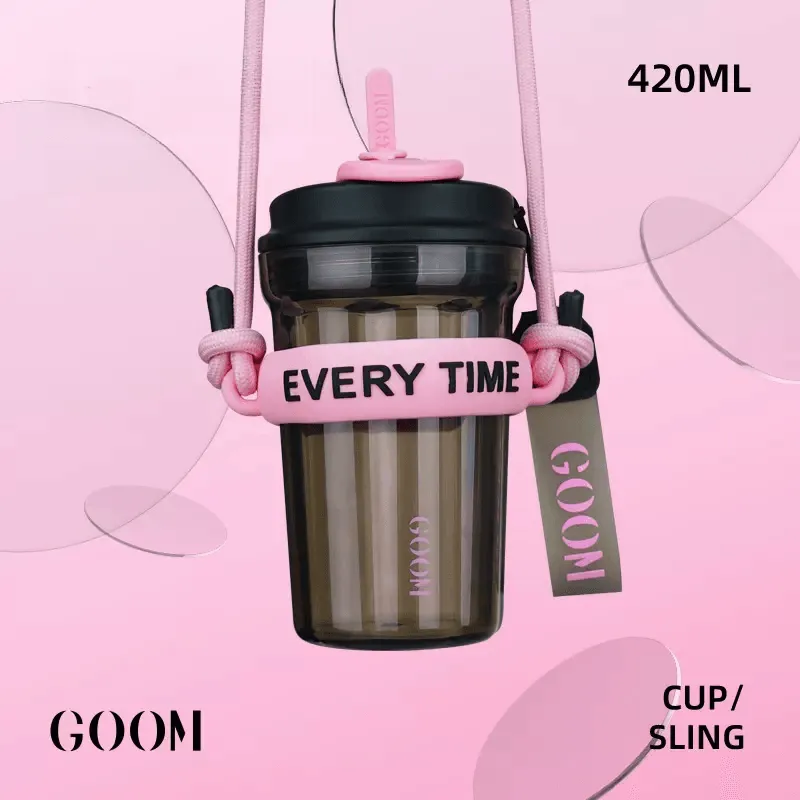 GOOM Star Ring Straw Water Cup 420ml