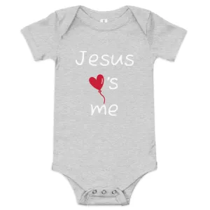 Jesus Loves Me Christian Onesie