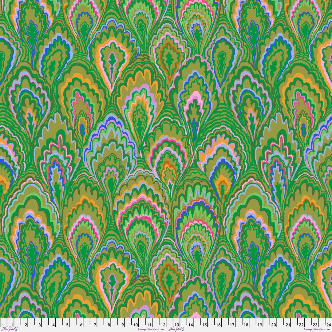 KAFFE FASSETT COLLECTIVE - FEBRUARY 2025 - Marble Scallops, Green