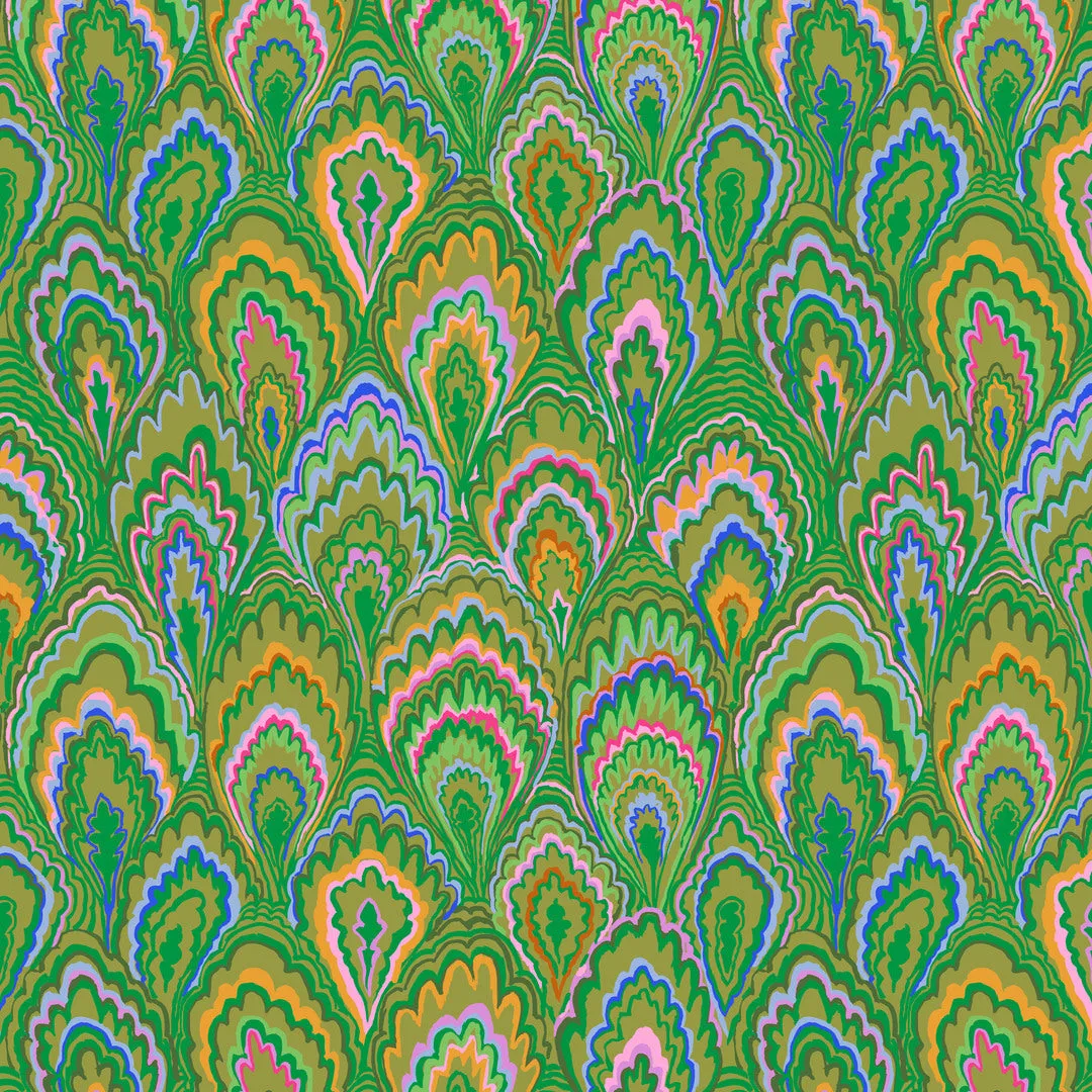 KAFFE FASSETT COLLECTIVE - FEBRUARY 2025 - Marble Scallops, Green