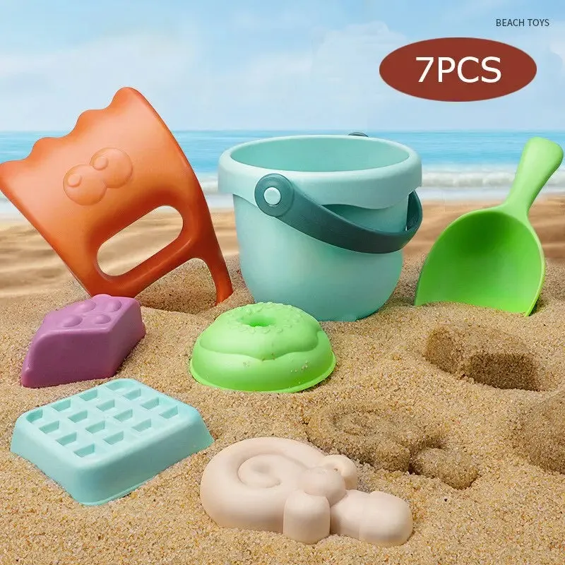 Kids Beach Toys  Play Set (7 - 19 Pcs)  - Children Sandbox Summer Kit