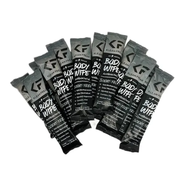 Klean Freak Body Wipes - 12 Pack