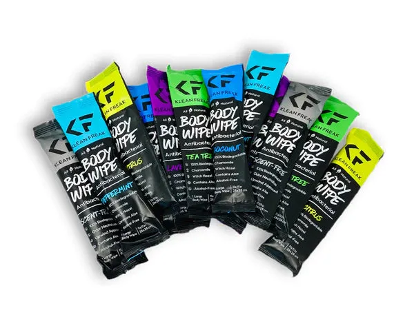 Klean Freak Body Wipes - 12 Pack