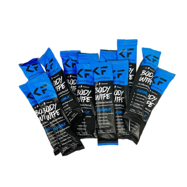 Klean Freak Body Wipes - 12 Pack