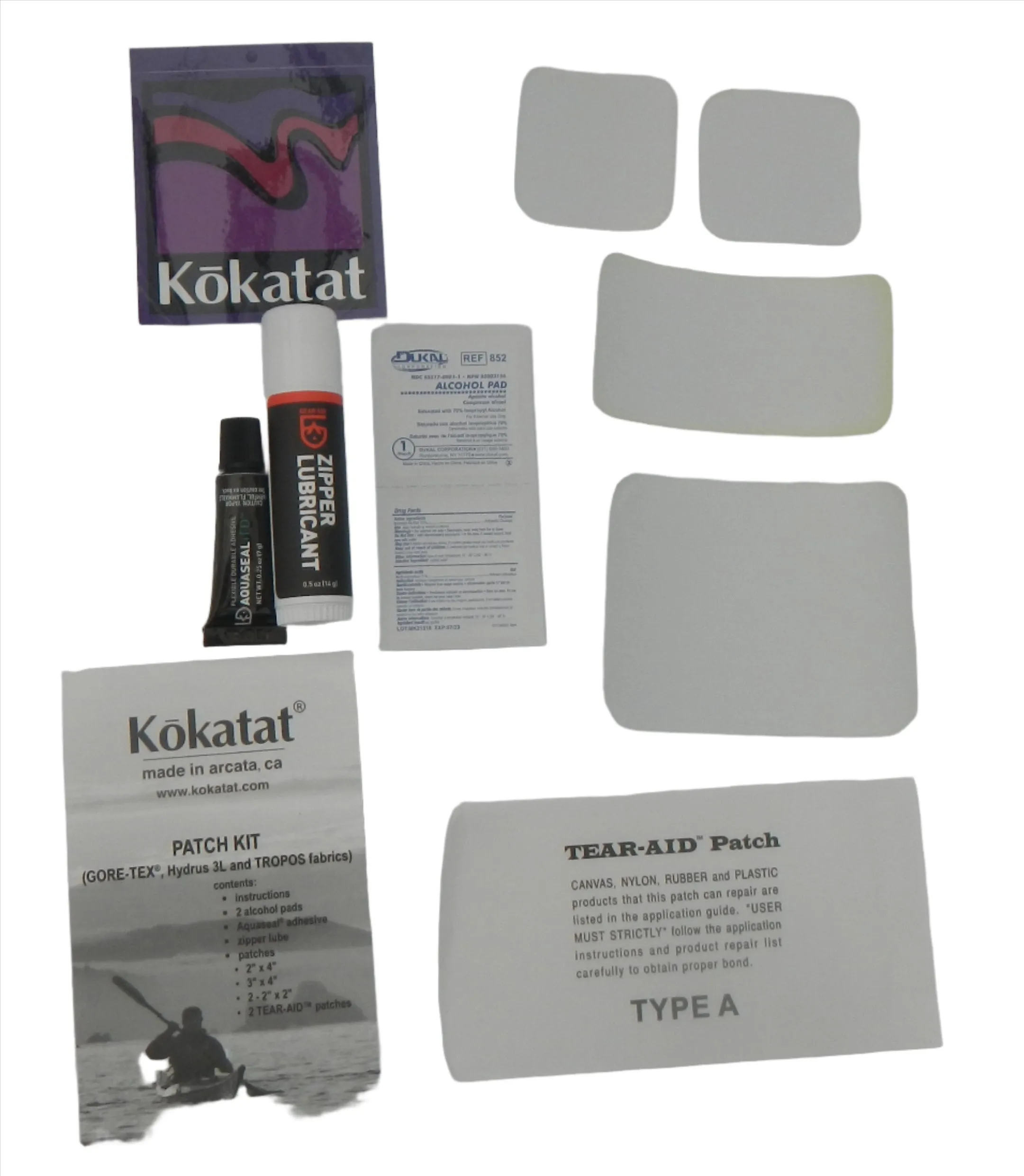 Kokatat Gore-Tex Patch Kit & Zipper Lube