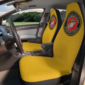 Marine Corps (Gold) Polyester Car Seat Covers