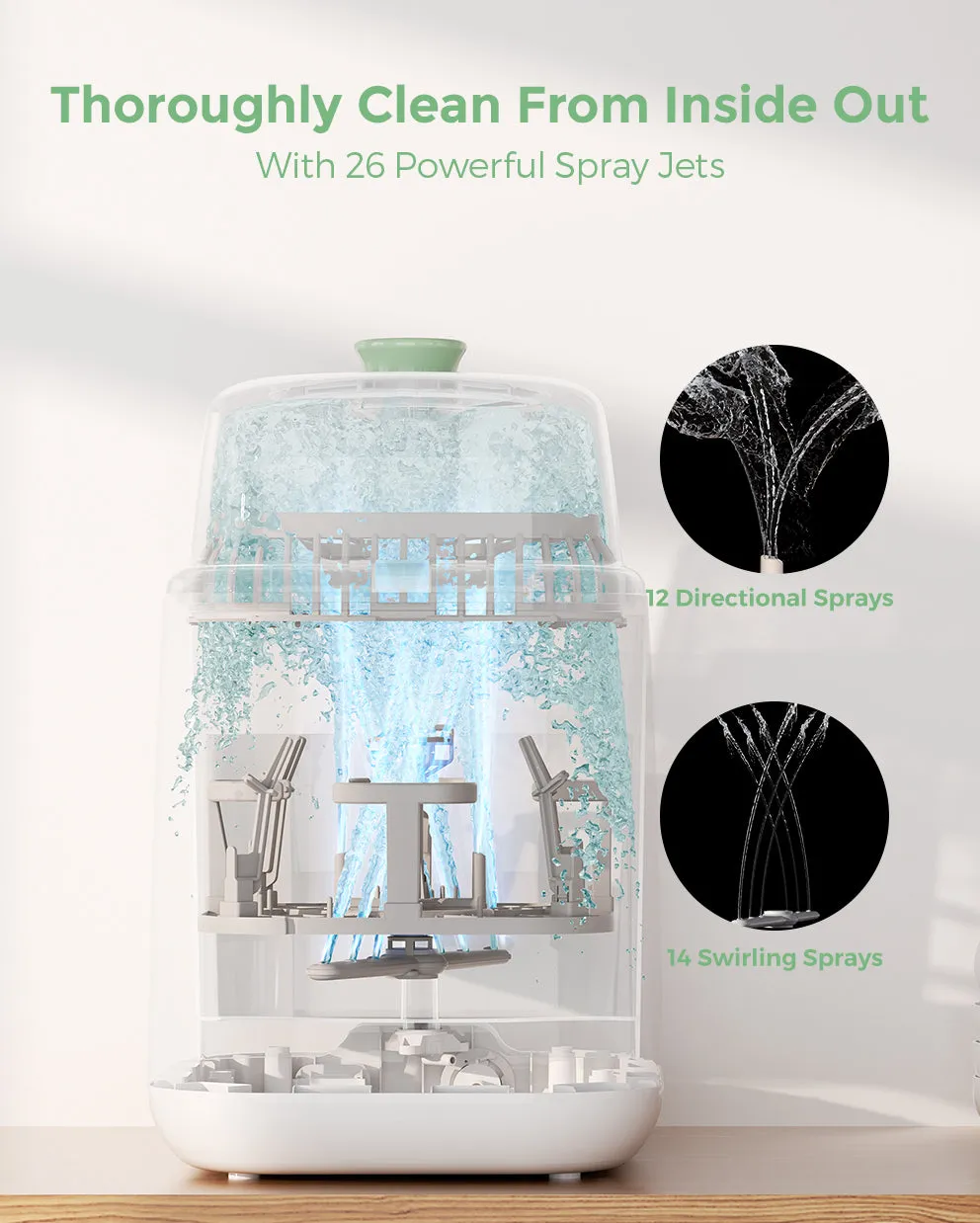 Momcozy KleanPal Pro Baby Bottle Washer and Sterilizer