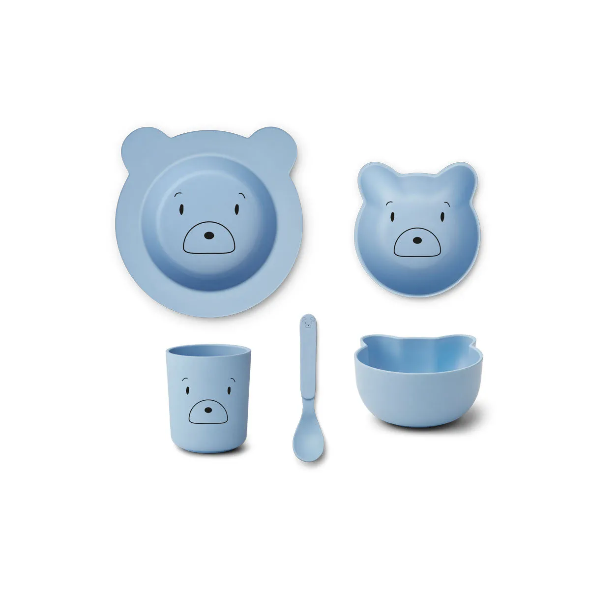 Mr Bear Sky Blue Joana Baby Set