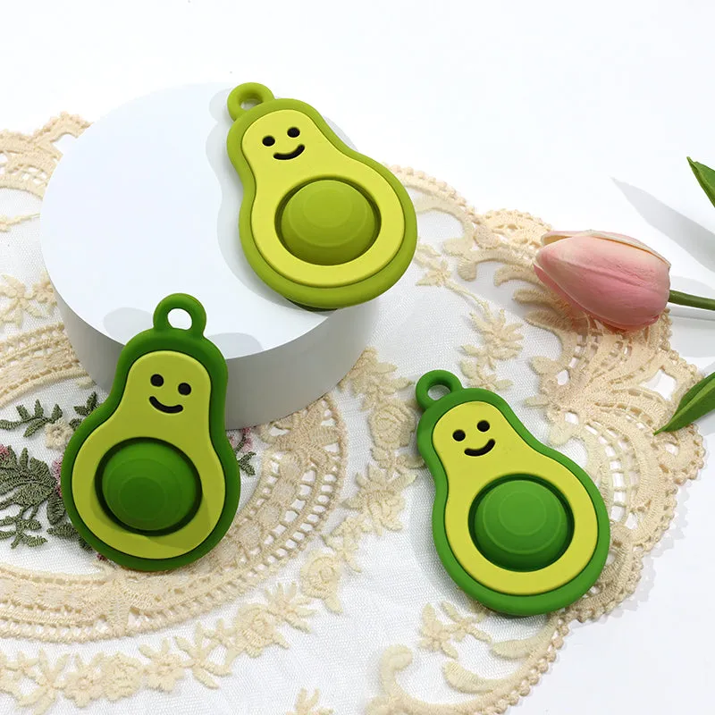 New Baby Teether- Avocado Design