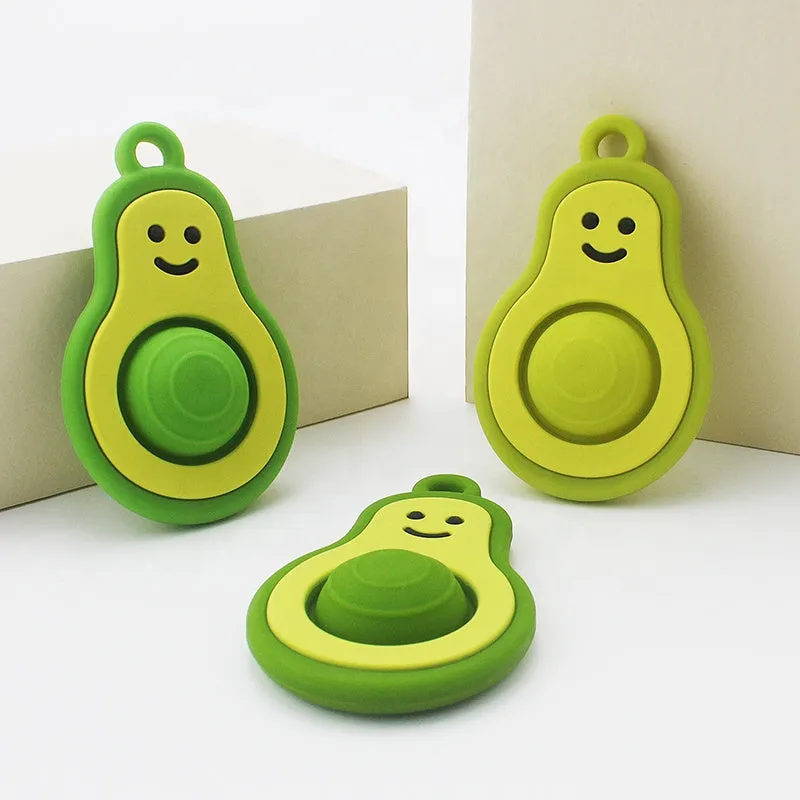 New Baby Teether- Avocado Design