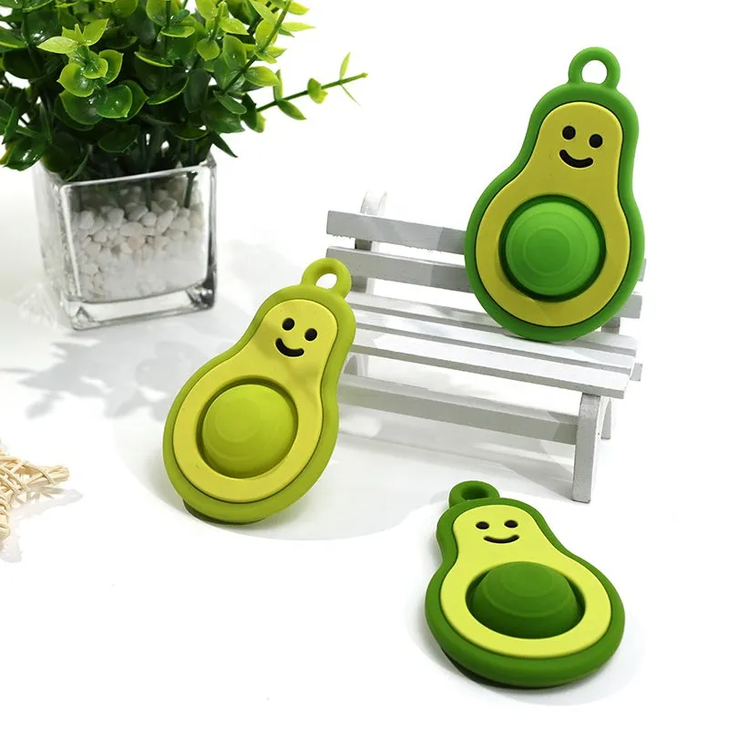 New Baby Teether- Avocado Design