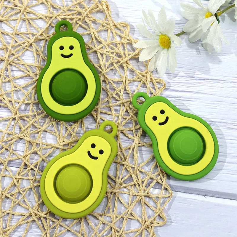 New Baby Teether- Avocado Design