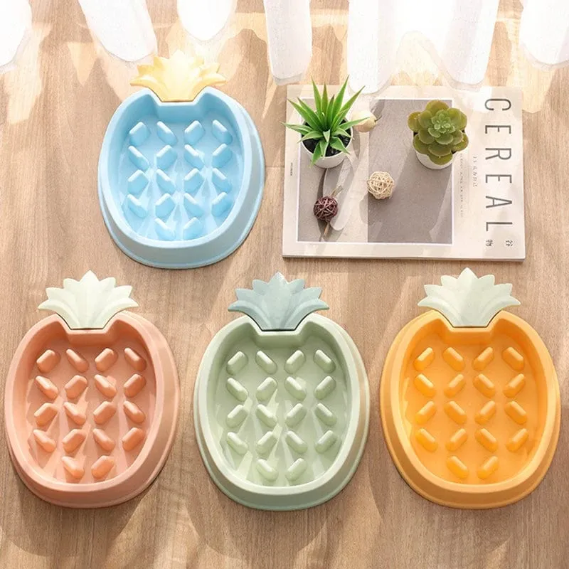 Pineapple Slow Feeder Bowl