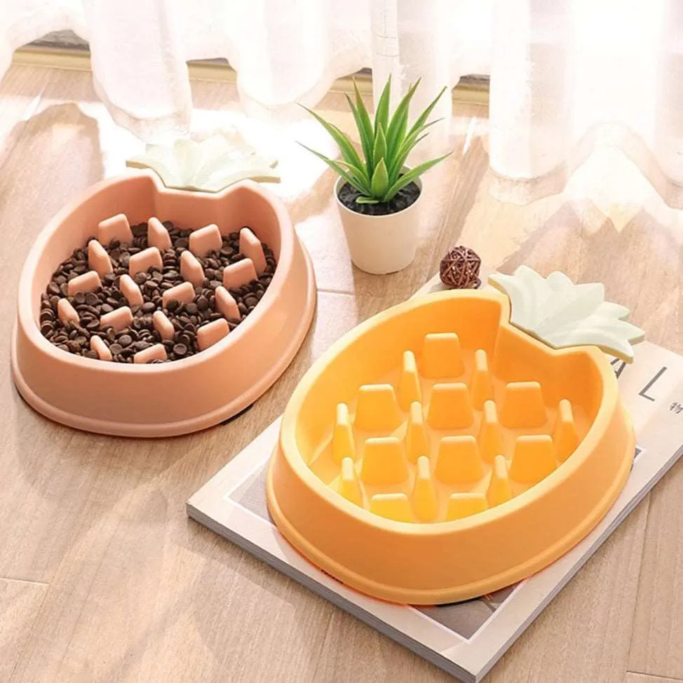 Pineapple Slow Feeder Bowl