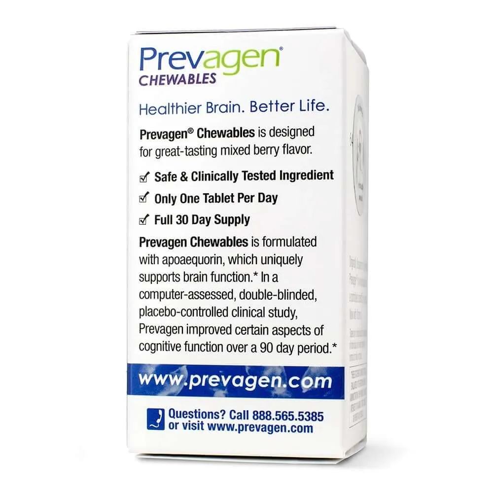 Prevagen® Regular Strength Berry Flavor Chewables ECE 10mg, 30count