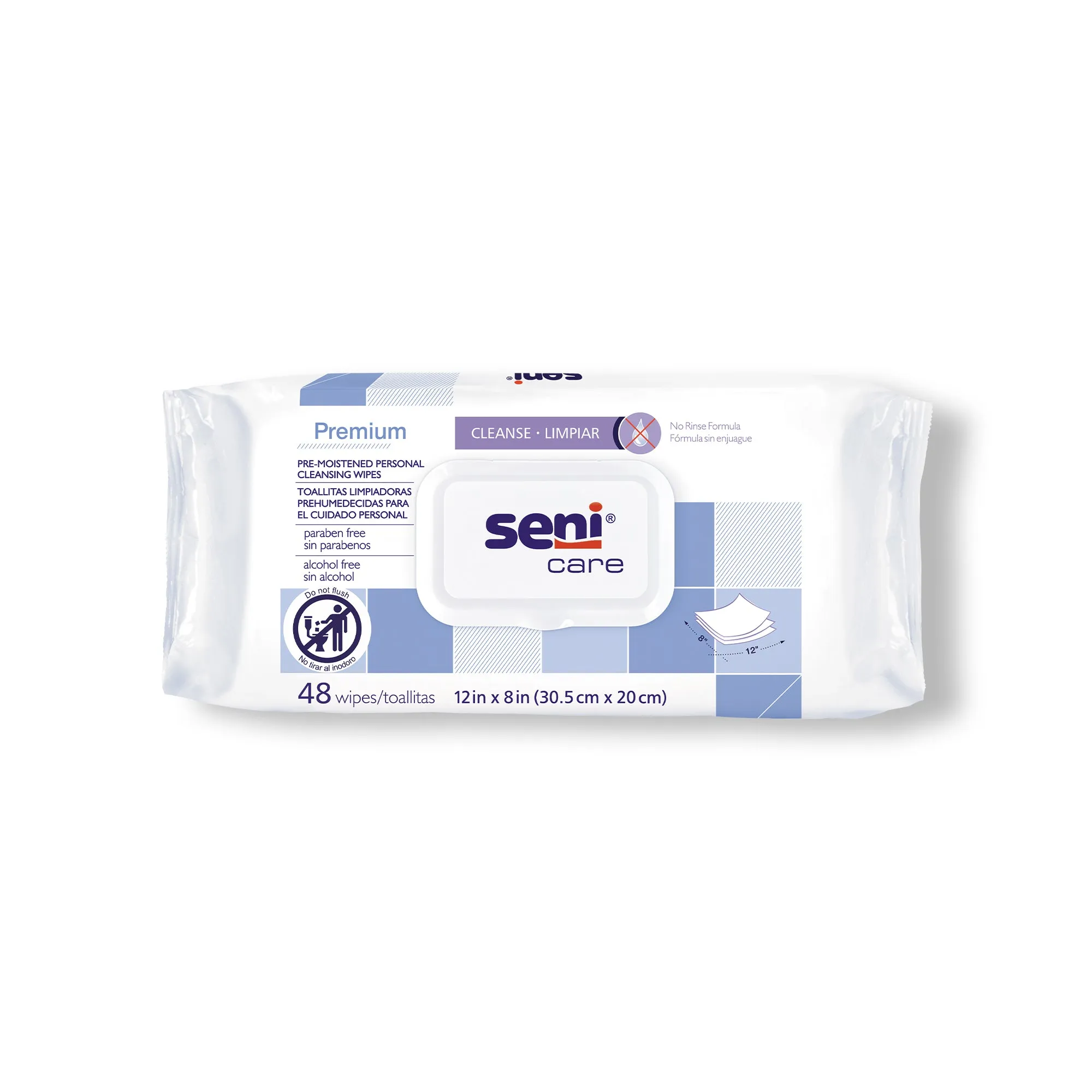 SENI CARE PREMIUM Pre-Moistened Personal Cleansing Wipes